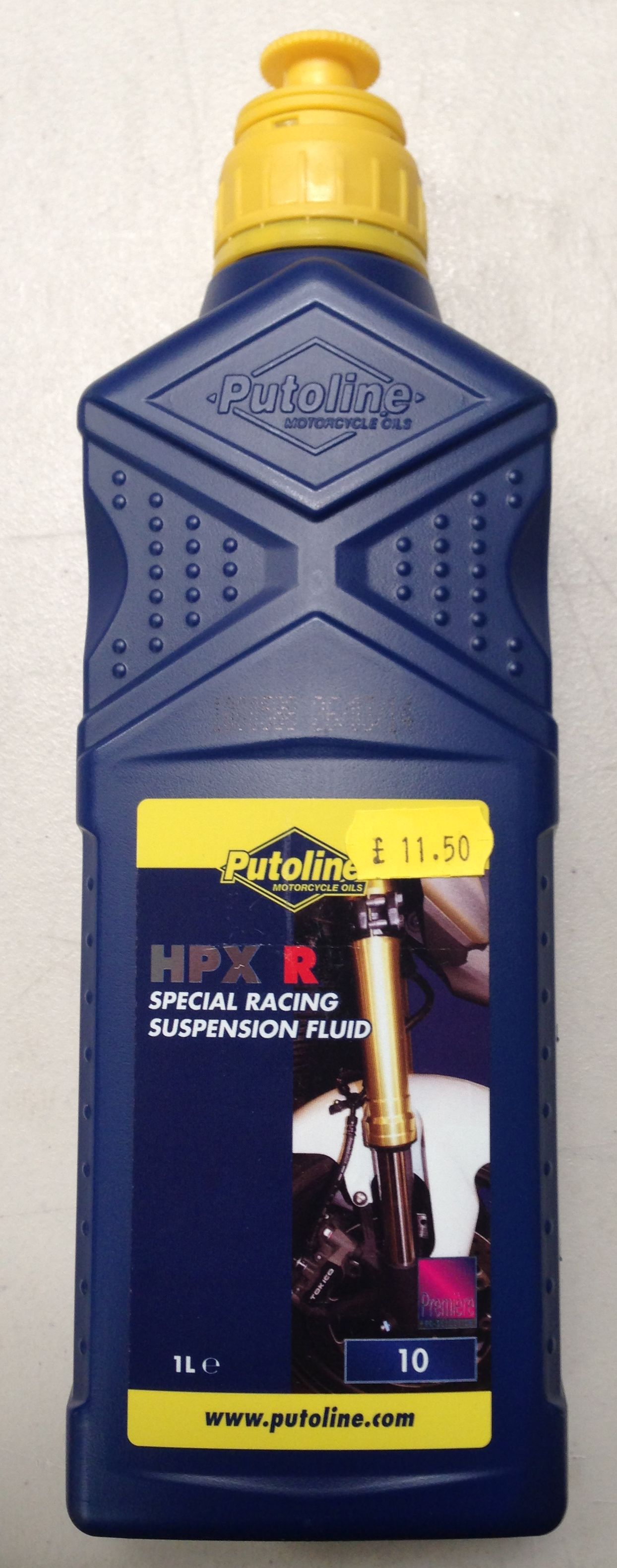 100939 - Fork oil Putoline HPX racing 5w – 1 litre bottle